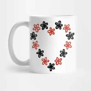 Flower heart flowers love loving heart Mug